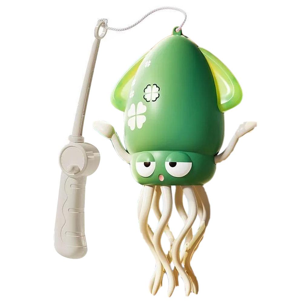 Electric Dancing Octopus Fidget Toys Anti-stress Anti Stress Luminous Music Baby Crawling Toys Games for Kids Children Pets Cat