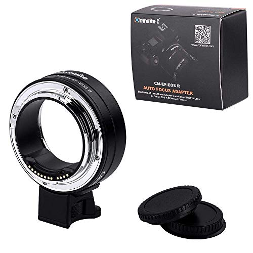 Commlite Lens Mount Adapter CM-EF-EOS R Canon EF Mount to Canon RF Mount Conversion with Electronic Contacts