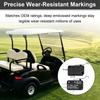 5pcs Silver Contact Golf Cart Switch Kit Universal Club Car Switch Assembly Golf Cart Repair