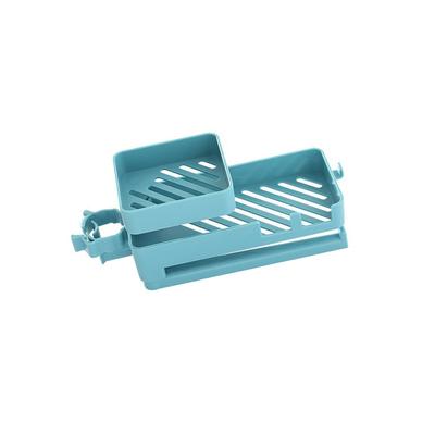 Faucet Sponge Holder Kitchen Bathroom Countertop Washing Towel Storage Rack Sink Space Saving Washcloth Organizer Shelf