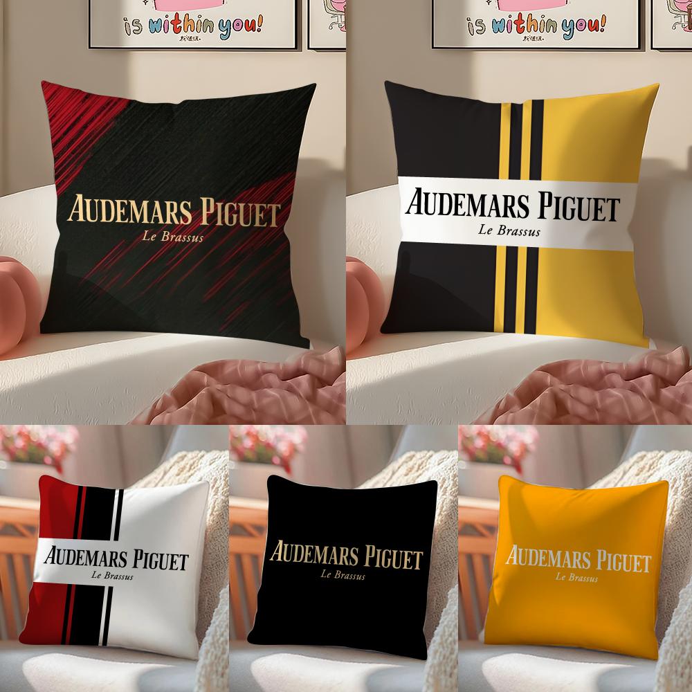 Luxury WatchBrand AAudemars Piguet Cushion Cover Pillowcase Short Plush Invisible zipper Room Sofa Cushion Cover
