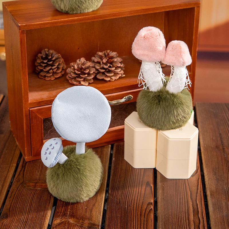Creative Enoki Bamboo Fungus Plush Mushroom Toy | Wild Mushroom Doll Ornament for Children and Girls Gift
