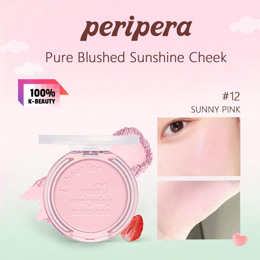 Peripera PURE BLUSHED SUNSHINE CHEEK 4,2 g / 0,14 oz  (11 Farboptionen)