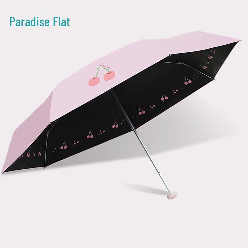 Tiangtang 53073E Cherry Whisper UV Protection Five-Fold Umbrella