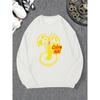 Men's Cobra Nai Pattern Casual Round Neck Sweatshirt.