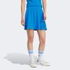 Adidas Originals Adicolor Classic Three Stripes Color Block Pattern Elastic Waist Casual Skirt Women Skirts Blue IP0704