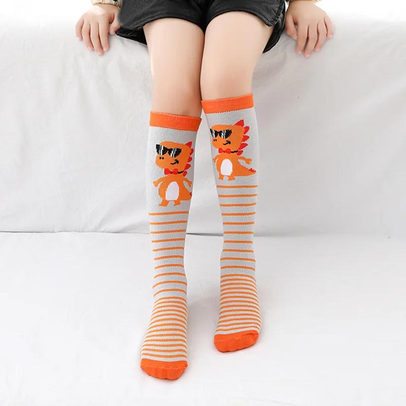 Girl Socks 3-12 Years Old Cotton Knee High Lovely Long Children's Legwarmers Kids Dance Stocking Cute Animal Carton