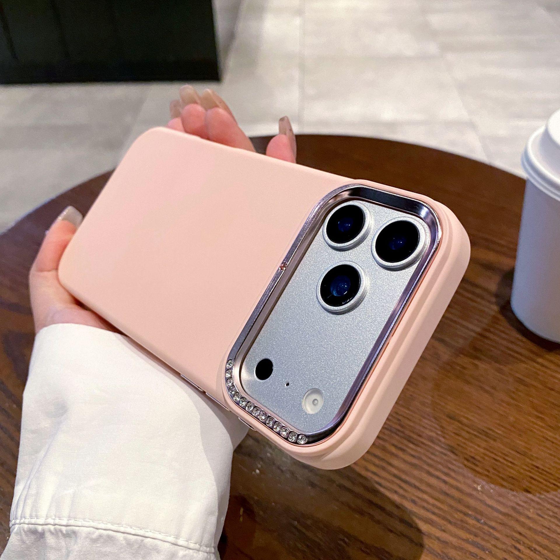 

Apple 17 Pro Max Premium Glitter Phone Case with Rhinestone iPhone 16 Lens and Anti-fall Protection iPhone 17