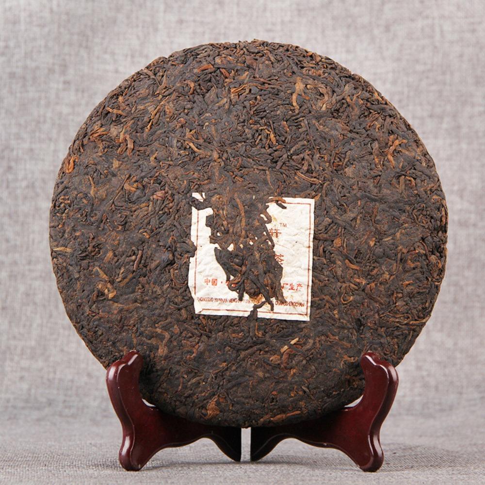 Yunnan Puer Black Tea Cake 357g Chinese Golden Bud Ancient Tree Ripened Pu'er