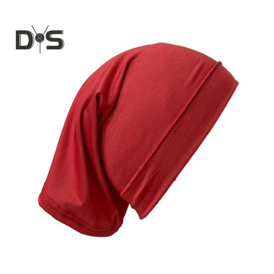 

Зимова чоловіча в язана шапка Еластична одношарова одношарова захист для вух Хіп-хоп насуплена шапка на голові Порожниста шапочка-біні на відкритому повітрі тюбетейка з купалом червоний