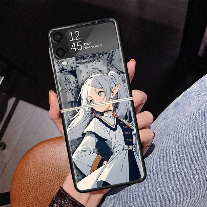 

Frieren Beyond Journeys End Phone Case For Samsung Z Flip 7 6 5 4 3 Galaxy ZFlip7 ZFlip6 ZFlip5 ZFlip4 ZFlip3 5G Print Cover Samsung Z Flip 6
