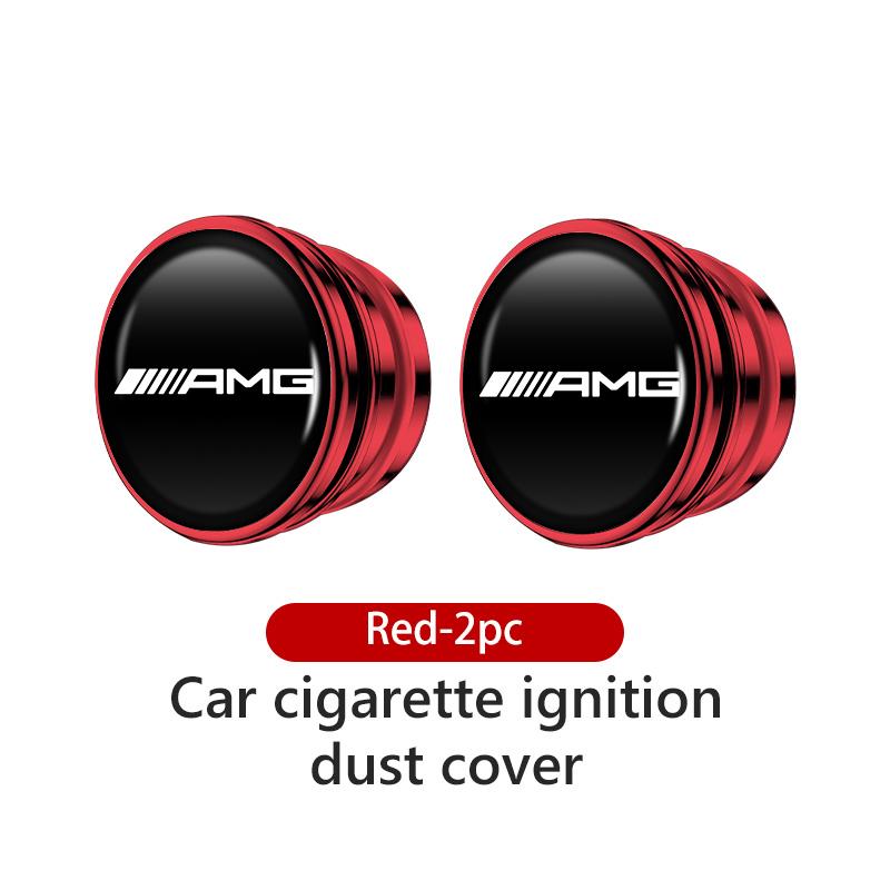 BKS2 Universal Car Cigarette Lighter Dust Proof Cover Cap Accessories For Mercedes Benz AMG A B C E S G Class A180 CLK CLA GLE GLC