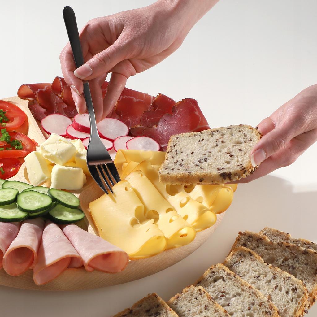 KADAX Drehbrett zum Servieren von Snacks 4-Fach