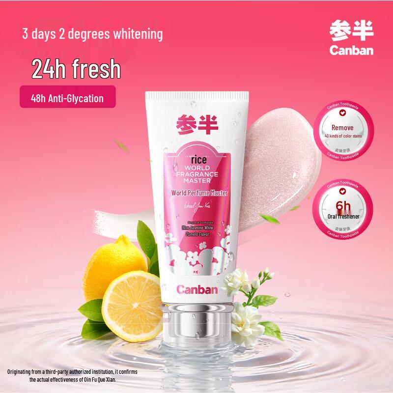 Can Ban Fragrance Whitening & Fresh Breath Toothpaste