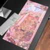 Kirschblütenladen Schreibtischunterlage Tischunterlage PC-Zubehör Quadratisches Mauspadd Büro Schreibtischdekoration XXL Mauspadd Tastaturunterlage Gaming