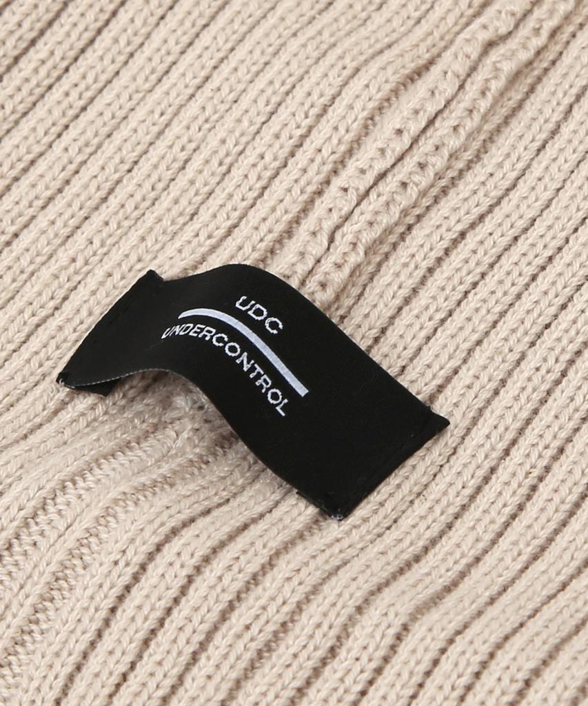 Eondeokeonteulol All-Season Thin Long Beanie Cotton Knit Unisex Logo Beanie Hat Beanie / College Crew / L Oatmeal