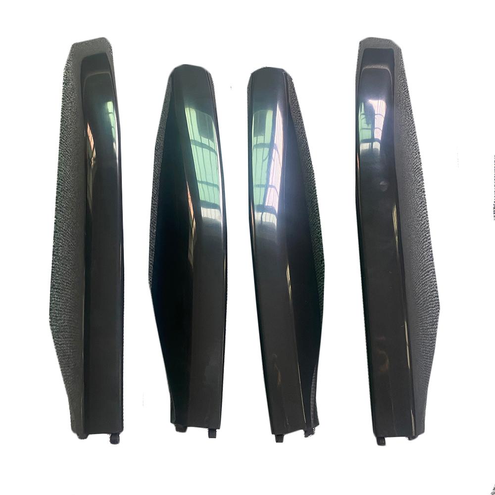 4pcs Black Roof Rack Rail End Cover Replace Shells For Lexus GX470 2003 - 2009