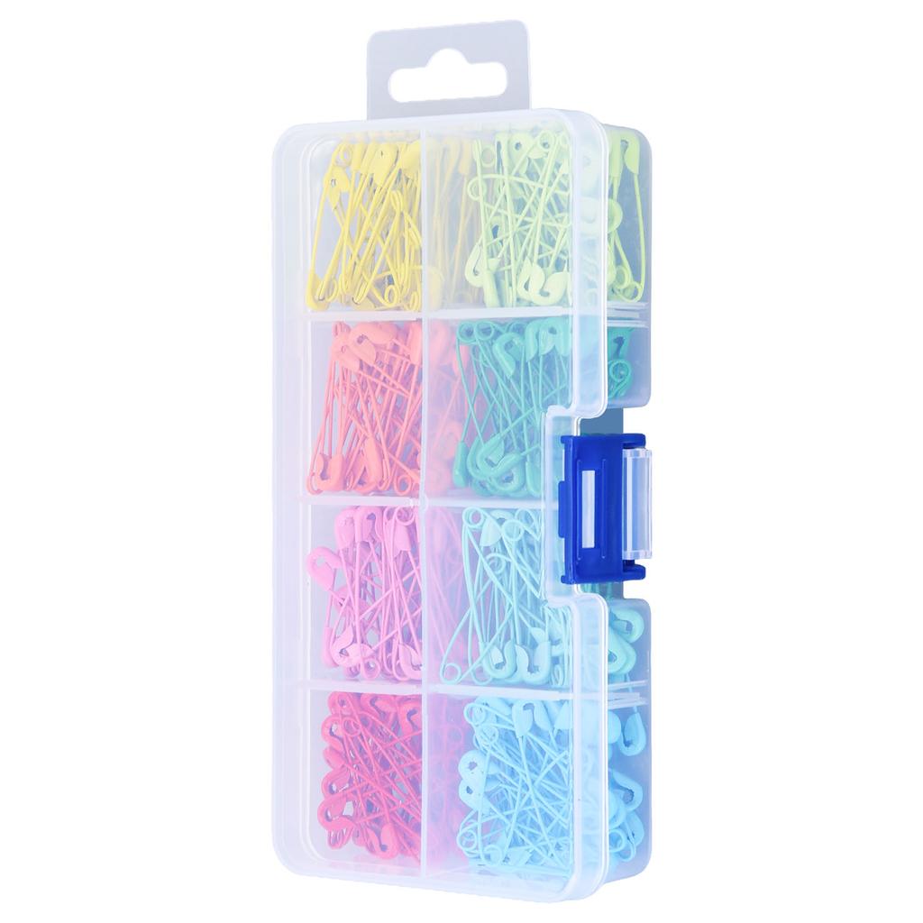 240Pcs Colorful Safety Pins 32mm Stainless Steel Safety Pins Mini DIY Sewing Quilting Tools