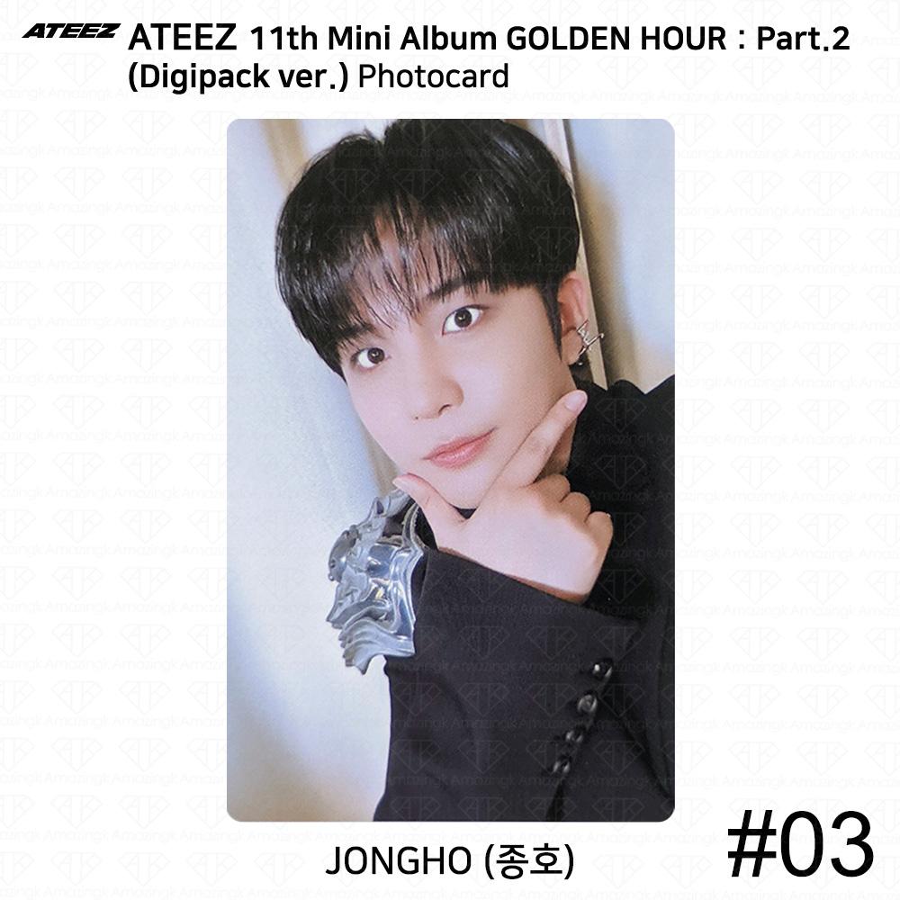 ATEEZ 11. minialbum Golden Hour Part.2 Digipack Ver Oficiální fotokarta KPOP
