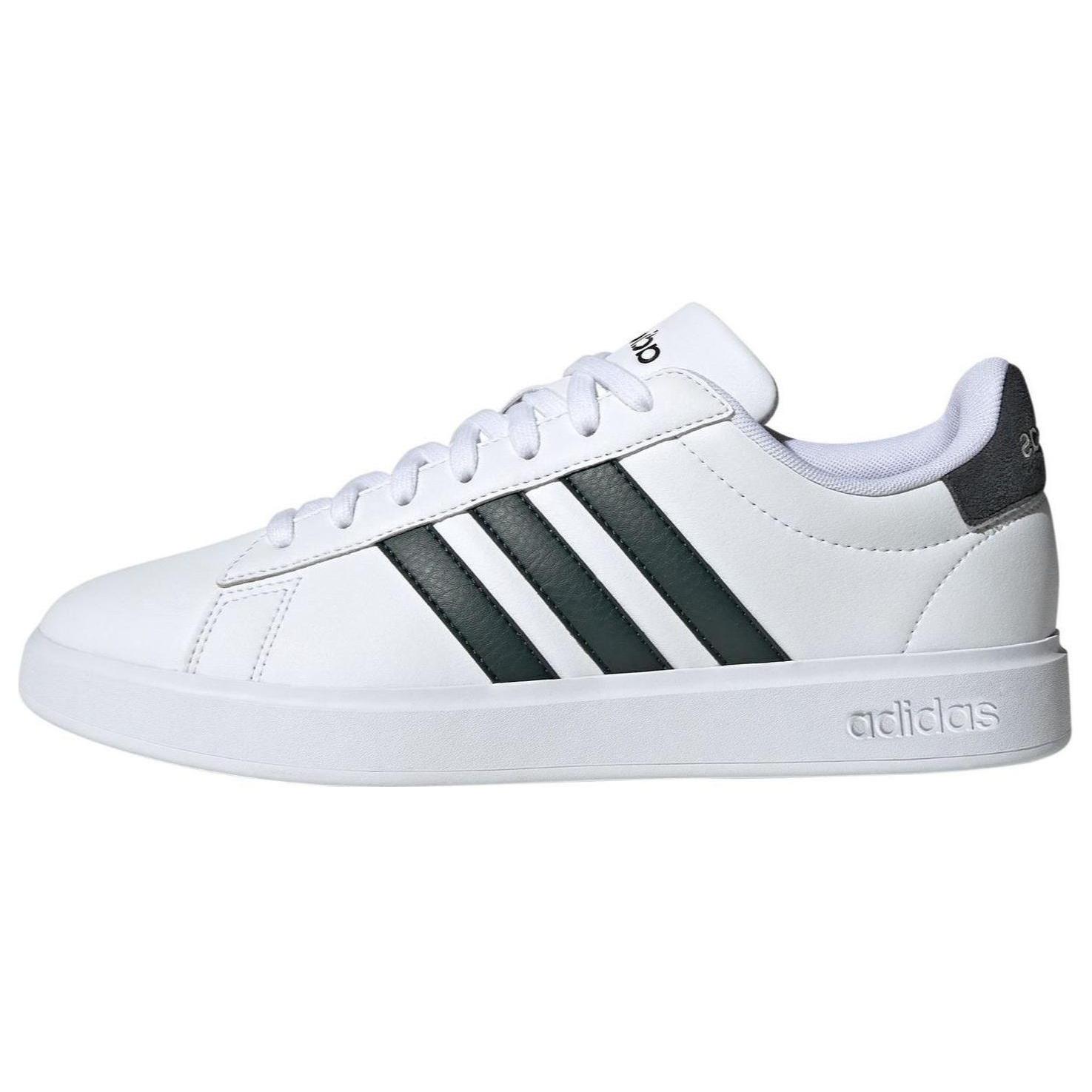 adidas Grand Court 2.0 Sneakers White Black Men s GW9204 EU 45⅓