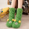 Mid Tube Thickened Floor Socks Plush Fleece Sock Women Soft Sleeping Slipper Socks  Men Women