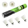 12Pc Badminton Shuttlecock Feather Badminton Ball Feather Training Shuttle Balls Set Professional Badminton Training Shuttlecock