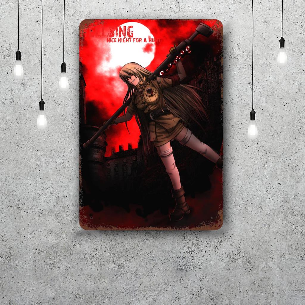 seras victoria Classic Poster Rusty Metal Plaque Retro Decorative Plate Bar Man Cave Garage Club Metal Sign Wall Decoration
