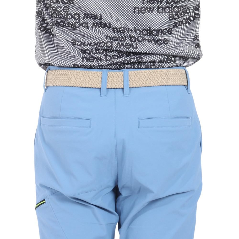 Golf Cropped Pants Quick UV 5 [New Balance] Men's (Sweat Absorbent, Drying, Protection, Stretch) / 012-4131003 112_Blue [L]