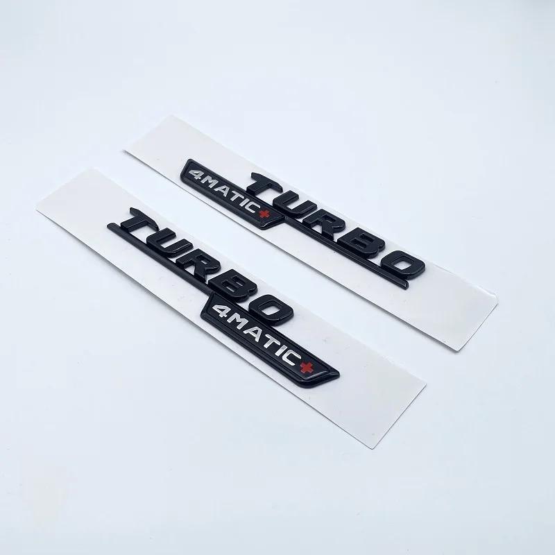 3D ABS Glossy Black Letters A35 A45 A45S Turbo 4matic Emblem for Mercedes-Benz AMG Car Fender Trunk Rear W176 W177 Logo Sticker