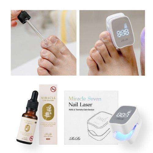 Miracle Seven Nail Care Laser + Cure Nail 99% Sterilization Solution