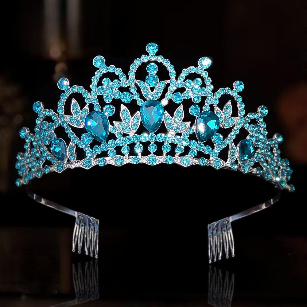 

New Crystal Crown Tiara Bridal Hair Accessories High End Crown Birthday Wedding