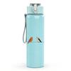 1PC Birds On Wire Silhouette Print 750ml Color Plastic Sports Water Bottle Leakproof Flip Straw Lid Suitable for Sports Office Home Use