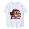 Funny Kurwa Bober Mange T Shirt 90s Cartoon Bobr Kurwa Grunge Tshirt Harajuku Y2k Tees Tops Men Fashion EU Szie T-shirt Clothes