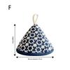 Mini Triangle Microwave Oven Glove High Temperature Resistant Thick Cotton Pot Cloth Cover for Baking Cooking Hot Pot Transfer