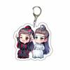 Creative Anime Tian Guan Ci Fu Acrylic Keychain Xie Lian Hua Cheng Figures Key Chains Mo Dao Zu Shi Pendant Decoration Fans
