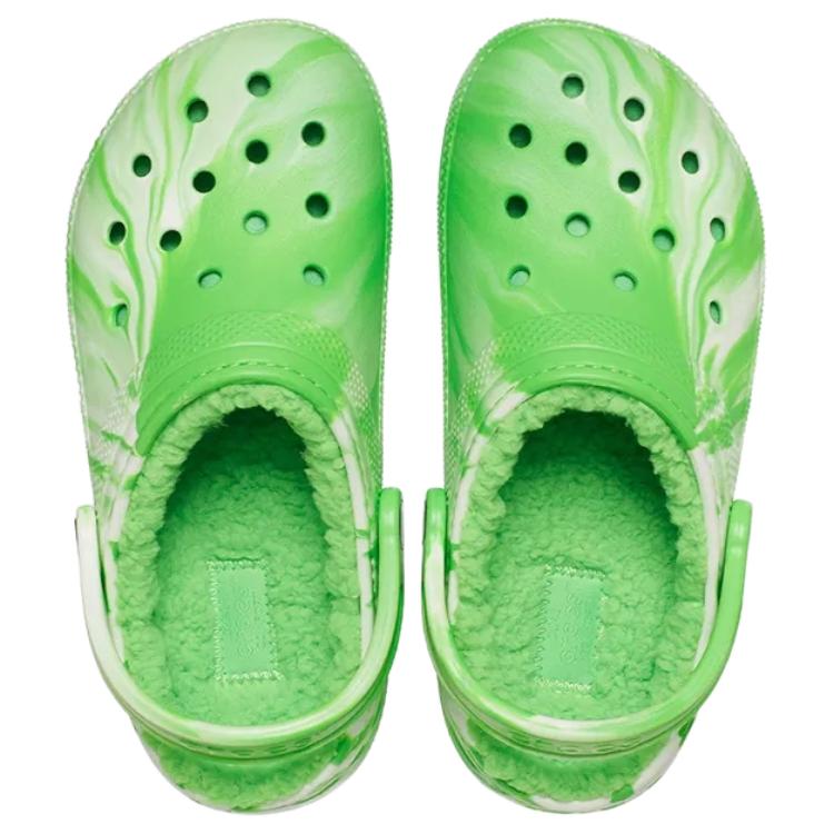 Crocs Fashion Simple Clogs Unisex Footwear Green White 211051-3WA
