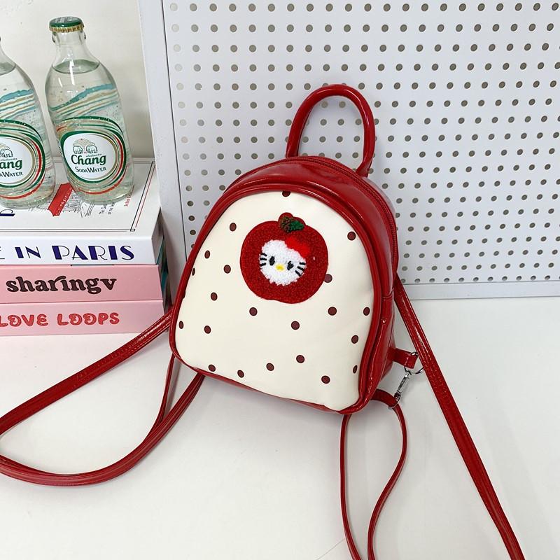 School Bag Cat Zipper Closure Inner Storage Pockets Student Commute