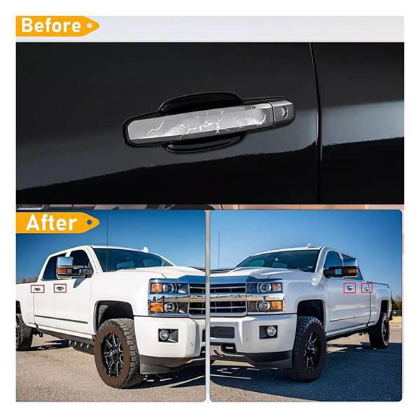 4-Piece Exterior Door Handles for 2014-2017 Chevrolet Silverado 1500