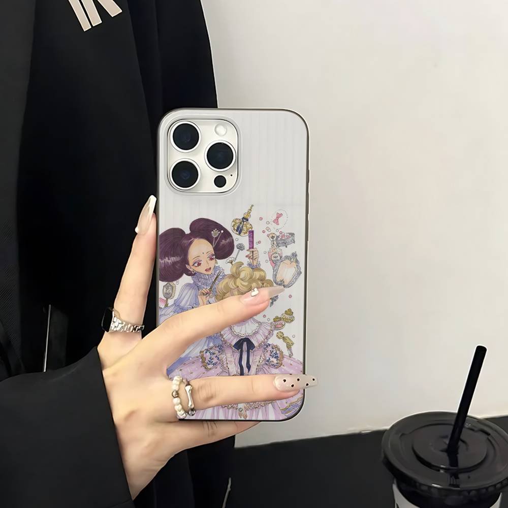 Anime S-Sugar Sugar Rune For IPhone 17 16 15 14 13 12 11 Pro Max Plus Pro Corrugated Shockproof Matte Phone Cover