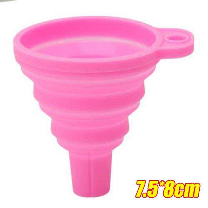 

Silicone Car Engine Funnel Liquid Funnel Washer Fluid Change Foldable Portable Auto Engine Oil Petrol Change Funnel Tools