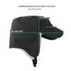 Tri-polar TP6381 Foldable Warm Lamb Fleece Hat