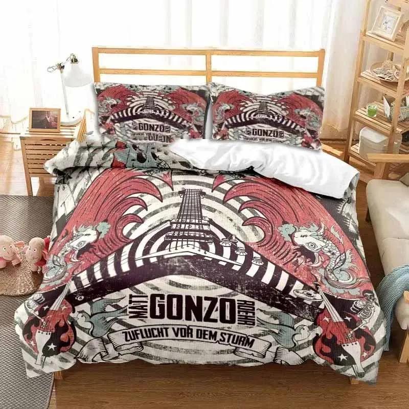 Band Böhse Onkelz Double Bedding Set All Season 3 Piece Duvet Cover Set Quilt Cover For Double And King Bed Duvet Cover Bed