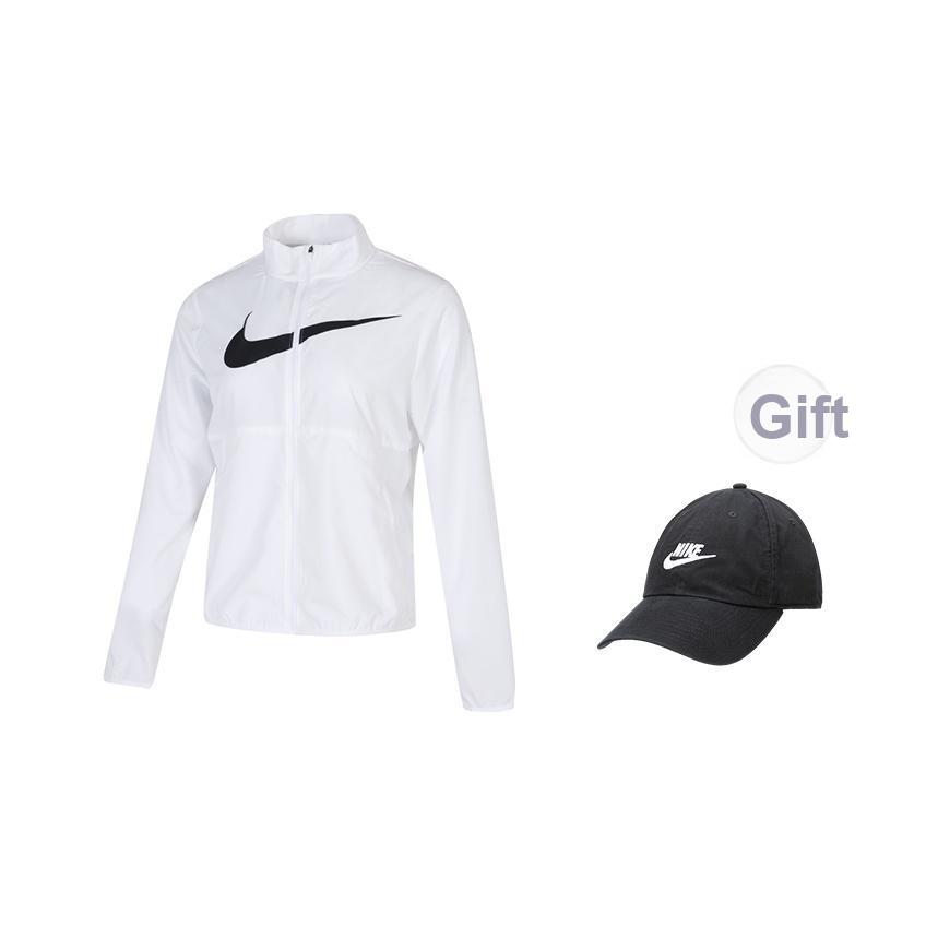 Nike Chaqueta cortavientos de entrenamiento con cremallera para mujer HV2648100