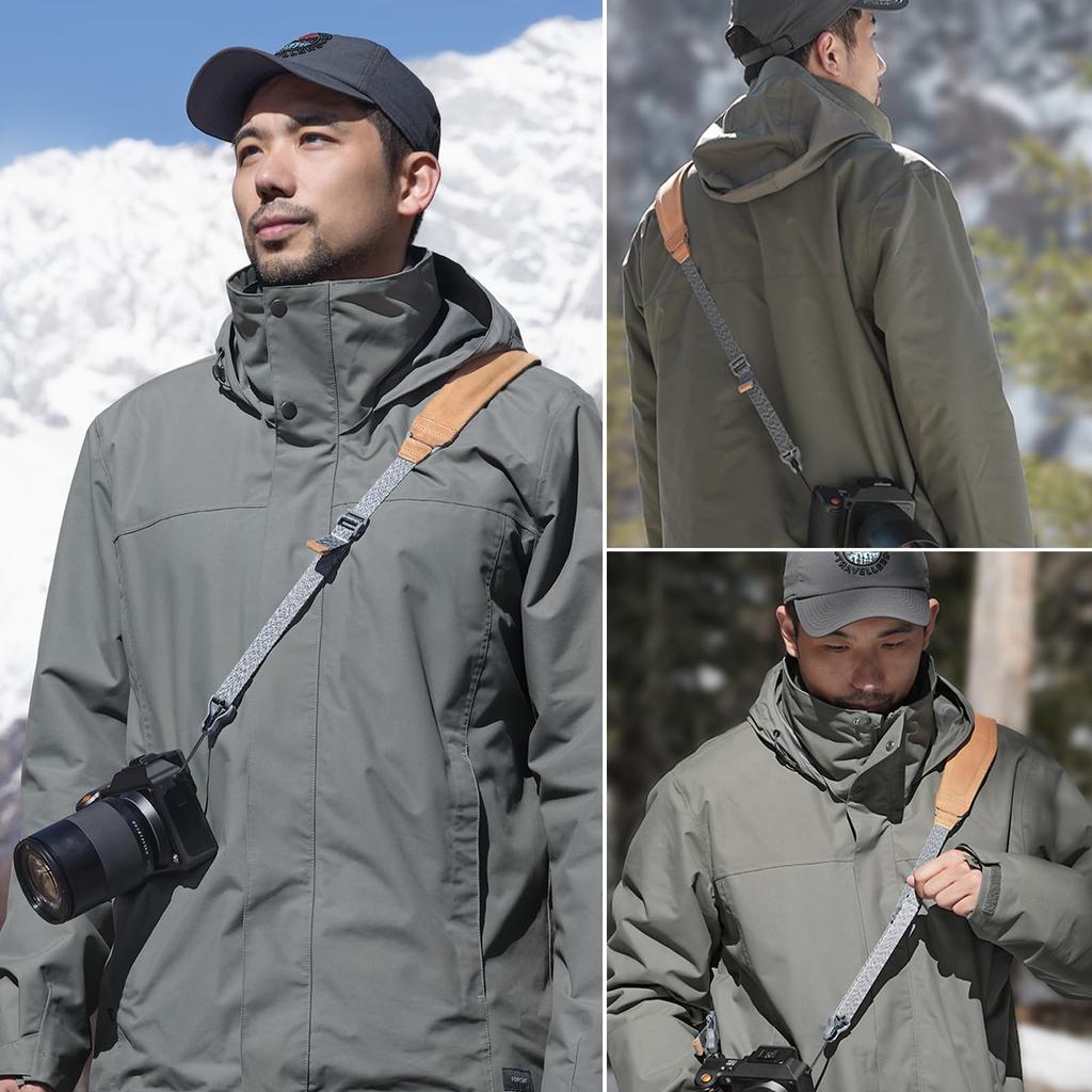 Ulanzi Falcam Maglink Kameragurt, magnetischer Schnellverschluss, Schultergurt, Schnellaufnahmegurt, Längenverstellbar für spiegellose Pro-Kameras, rutschfest