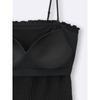 Gu By Uniqlo Brafeel Cropped Shirring Tube Top