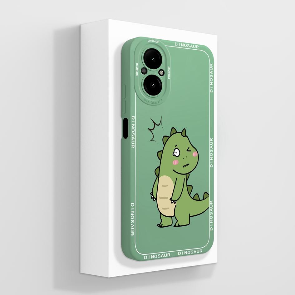 Cover Case For Oppo Realme C67 C65 C63 C61 C25 C25S C25Y C30 C30S C31 C33 C35 C55 C51 C53 Lazy Cat Soft Liquid Silicone Protective Shell For Oppo Capa