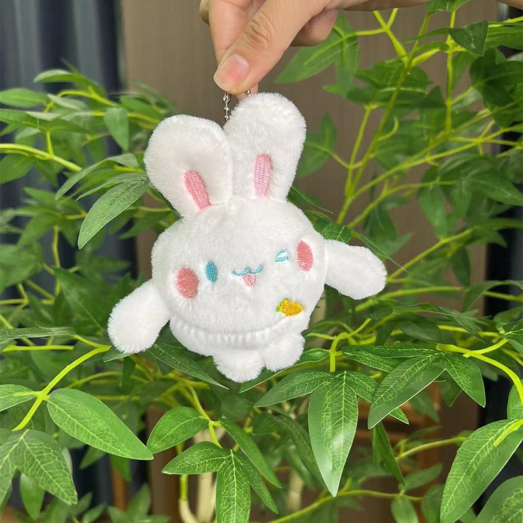 And Cozy Cuddly Rabbit Plush Toy Keychain With Soft Texture And Options Colorful