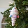 Multicolor Christmas Candy Canes Pendant Foam Christmas Spheres  New Year
