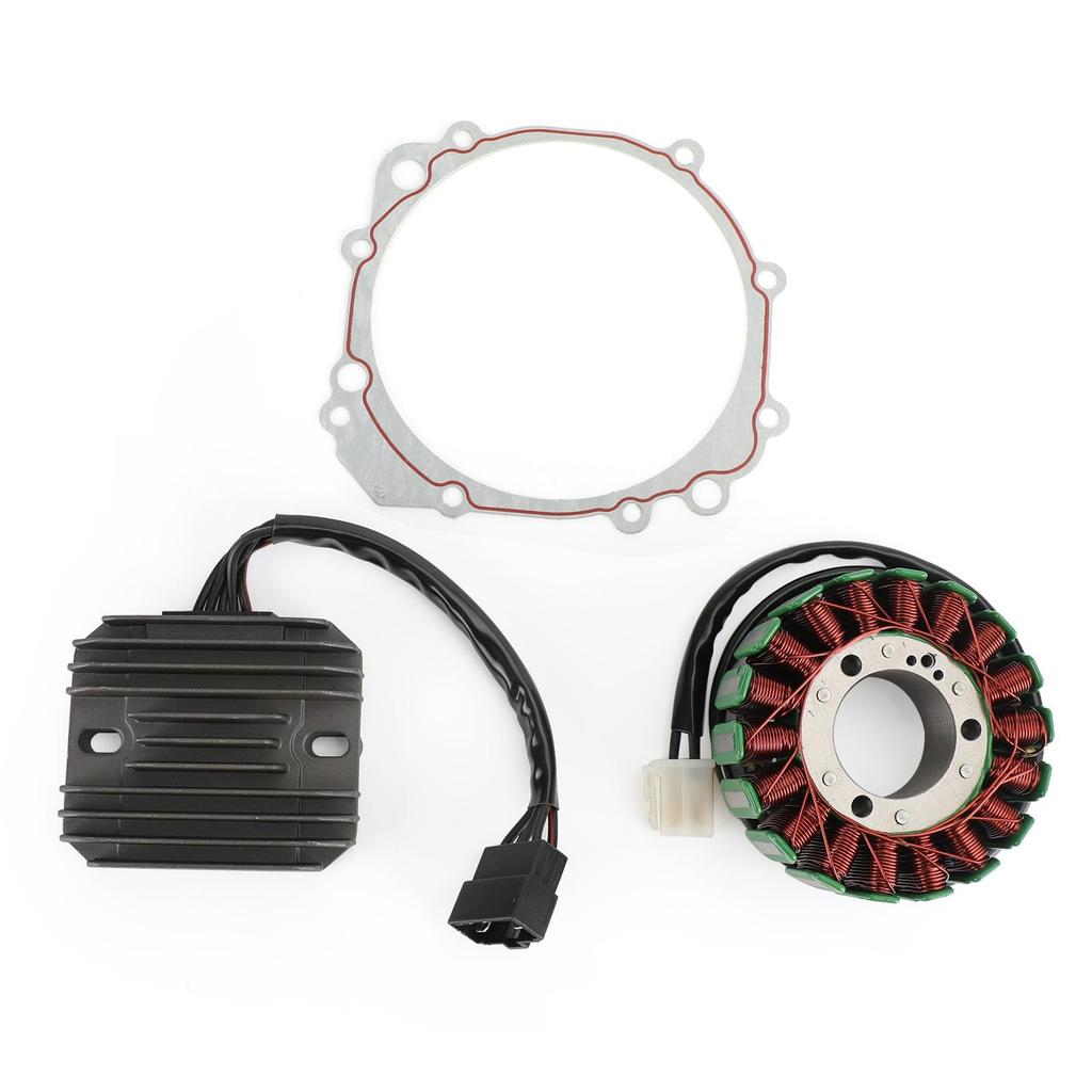 Magneto Coil Stator+Voltage Rectifier+Gasket For Suzuki GSXR 600 750 1996-2000