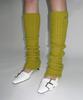PARTIMENTO WOMEN Ribbed Leg Warmer_Mustard